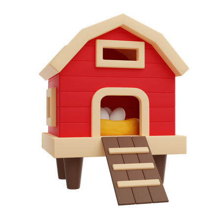 Chicken Coop  3D Icon