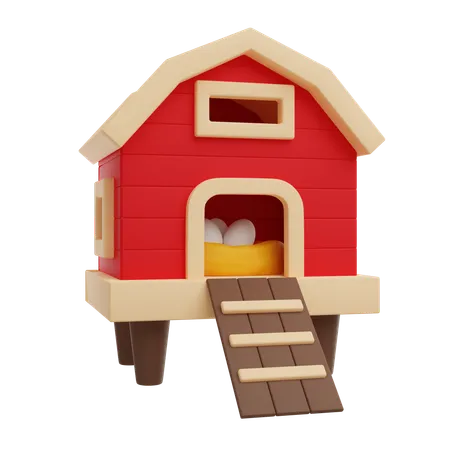 Chicken Coop  3D Icon