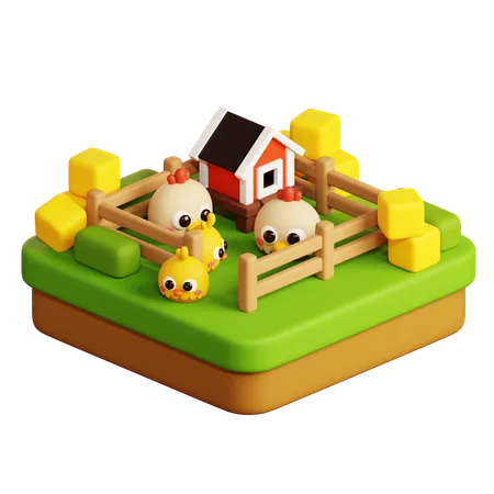 Chicken Coop  3D Icon