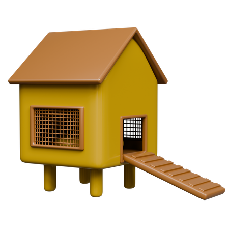 Chicken Coop  3D Icon