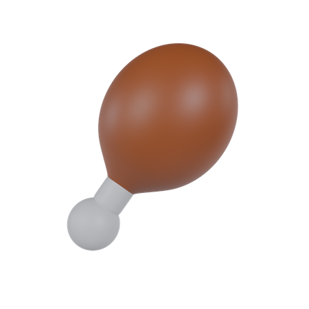 Chicken Drumstick  3D Icon