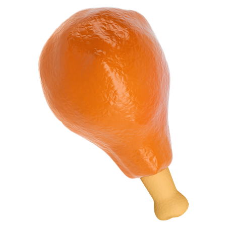 Chicken Drumstick  3D Icon