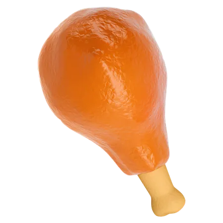 Chicken Drumstick  3D Icon