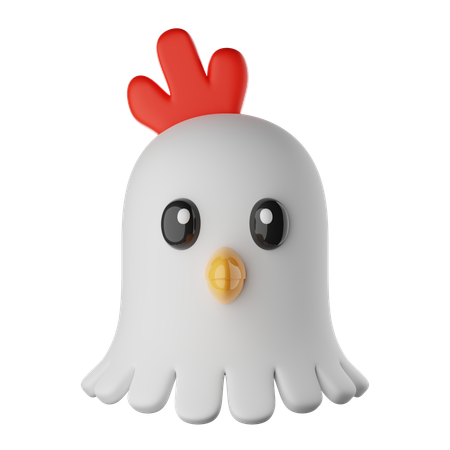 치킨 이모티콘  3D Icon