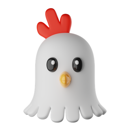 Chicken Emoji  3D Icon