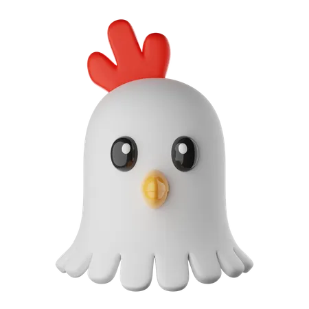 Chicken Emoji  3D Icon