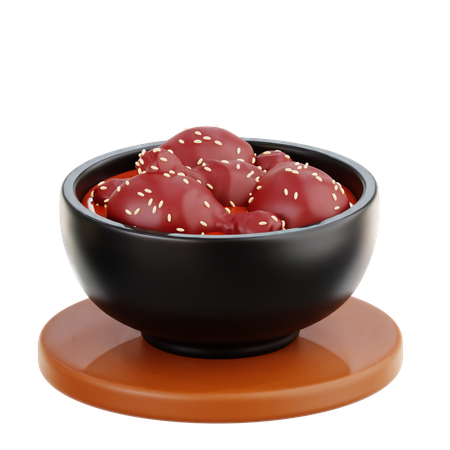 Chicken Gochujang  3D Icon