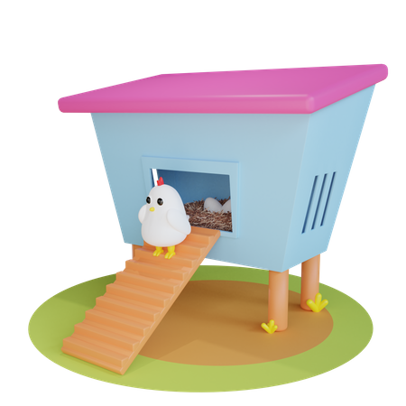 Chicken House 3D Icon