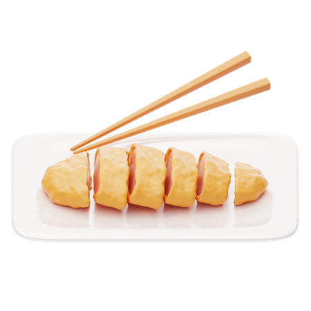 Chicken Katsu  3D Icon