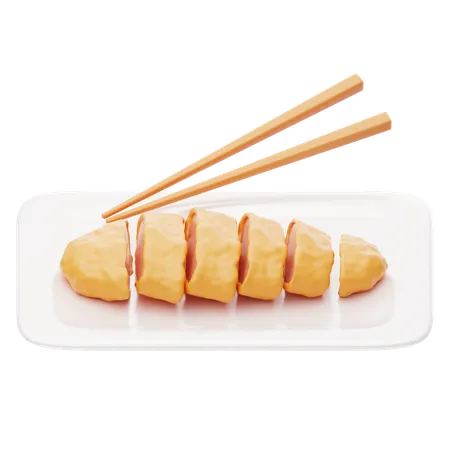 Chicken Katsu  3D Icon