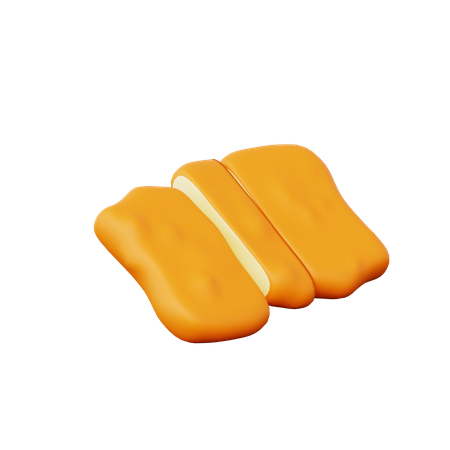 Chicken Katsu  3D Icon