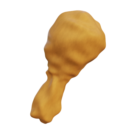 鶏もも肉  3D Icon