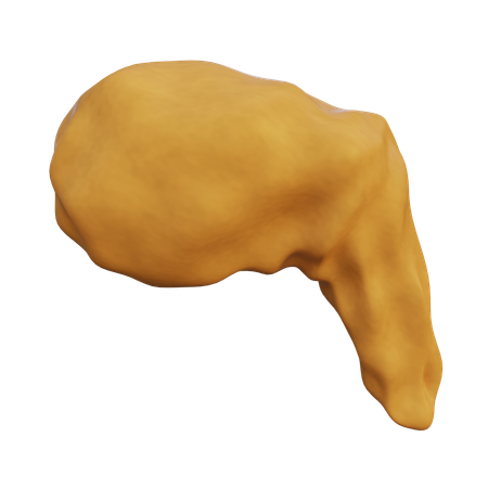 Chicken leg  3D Icon