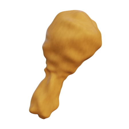 Chicken leg  3D Icon