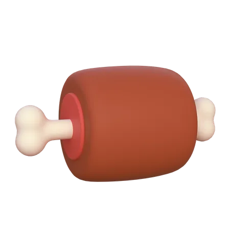 Chicken Leg  3D Icon