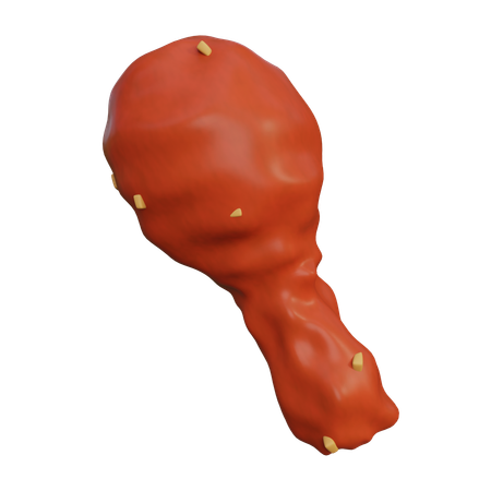 鶏肉  3D Icon