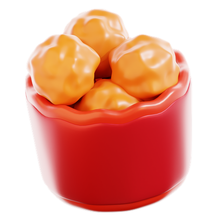 Chicken Pop  3D Icon