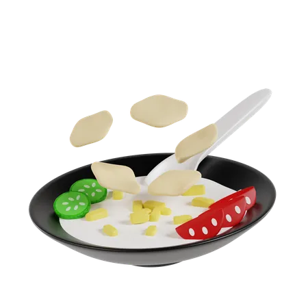 Chicken Porridge  3D Icon