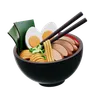 Chicken Ramen With Chopstick