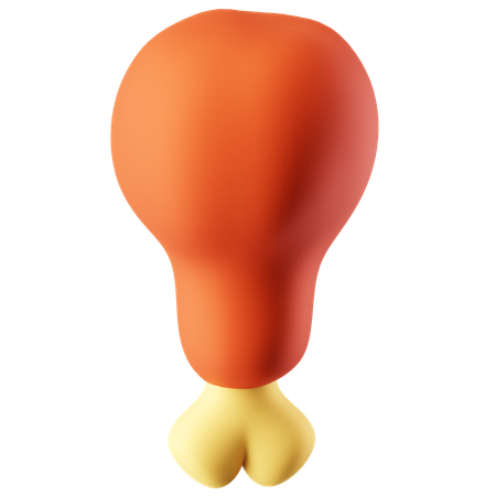 Chicken Thigh  3D Icon