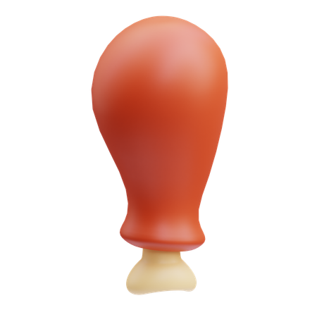 Chicken Thigh  3D Icon