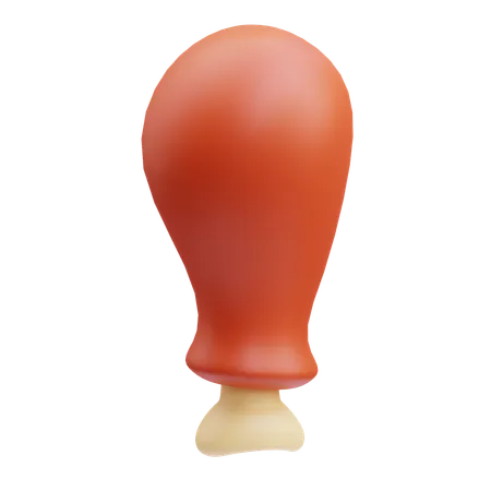 Chicken Thigh  3D Icon