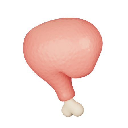 Chicken Thigh  3D Icon