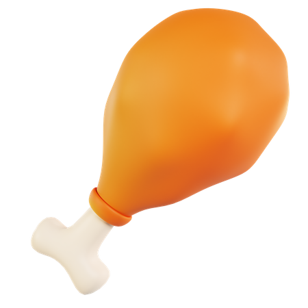 Chicken Thighs  3D Icon