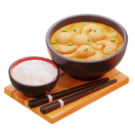 CHICKEN TIKKA MASALA  3D Icon