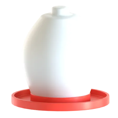 Chicken Water  3D Icon