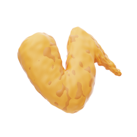 Chicken Wing  3D Icon