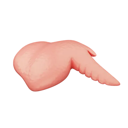 Chicken Wing  3D Icon