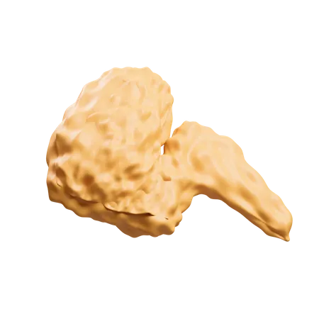Chicken Wing  3D Icon