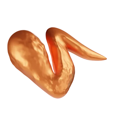 Chicken Wings 3D Icon