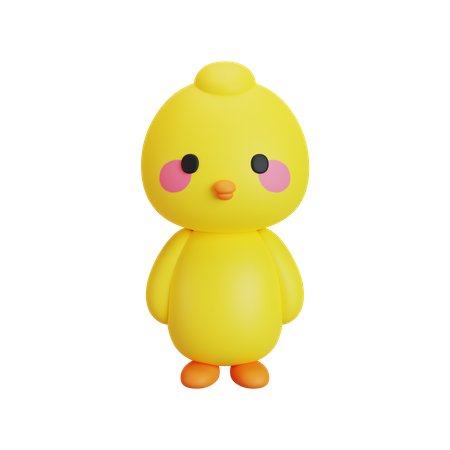 Chicks  3D Emoji