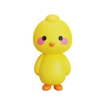 Chicks  3D Emoji