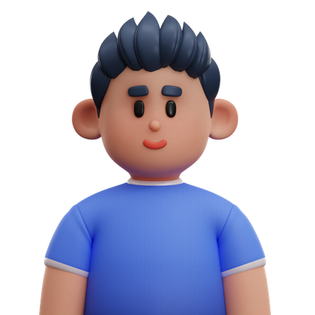 Avatar chico  3D Icon