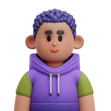 Avatar chico  3D Icon