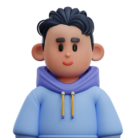 Avatar chico  3D Icon