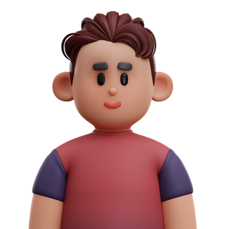 Avatar chico  3D Icon