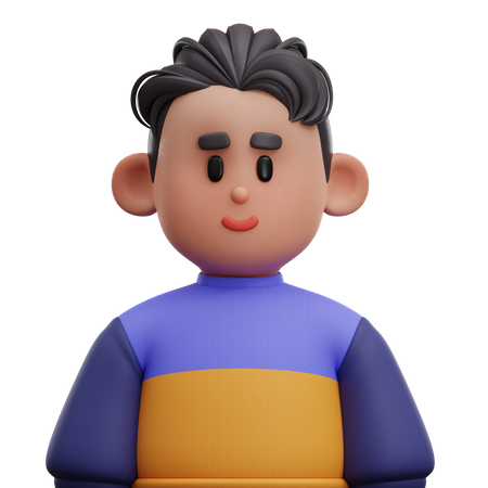 Avatar chico  3D Icon