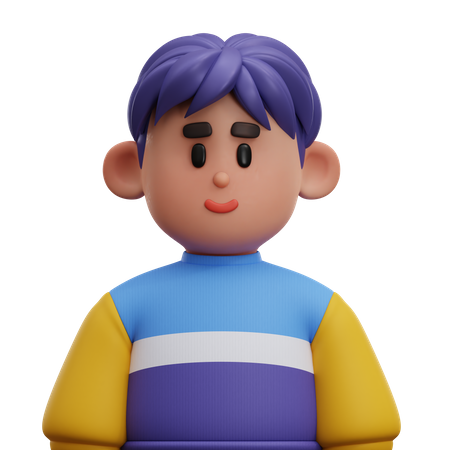 Avatar chico  3D Icon