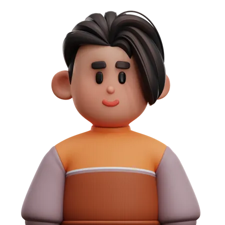 Avatar chico  3D Icon