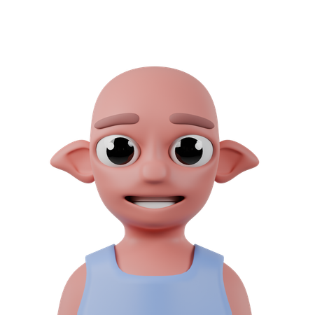 Chico elegante  3D Icon