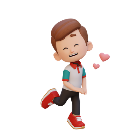 Chico lindo enamorado  3D Icon