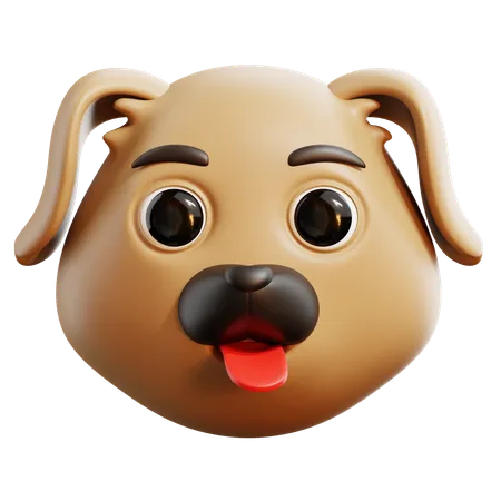 Chien  3D Icon