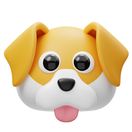 Chien  3D Icon