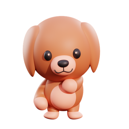 Chien  3D Illustration