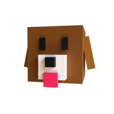 Chien  3D Icon