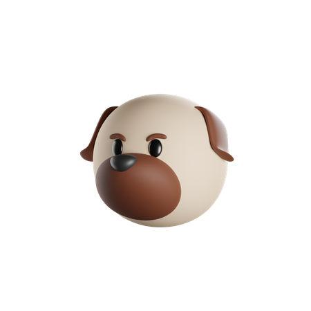 Chien  3D Icon